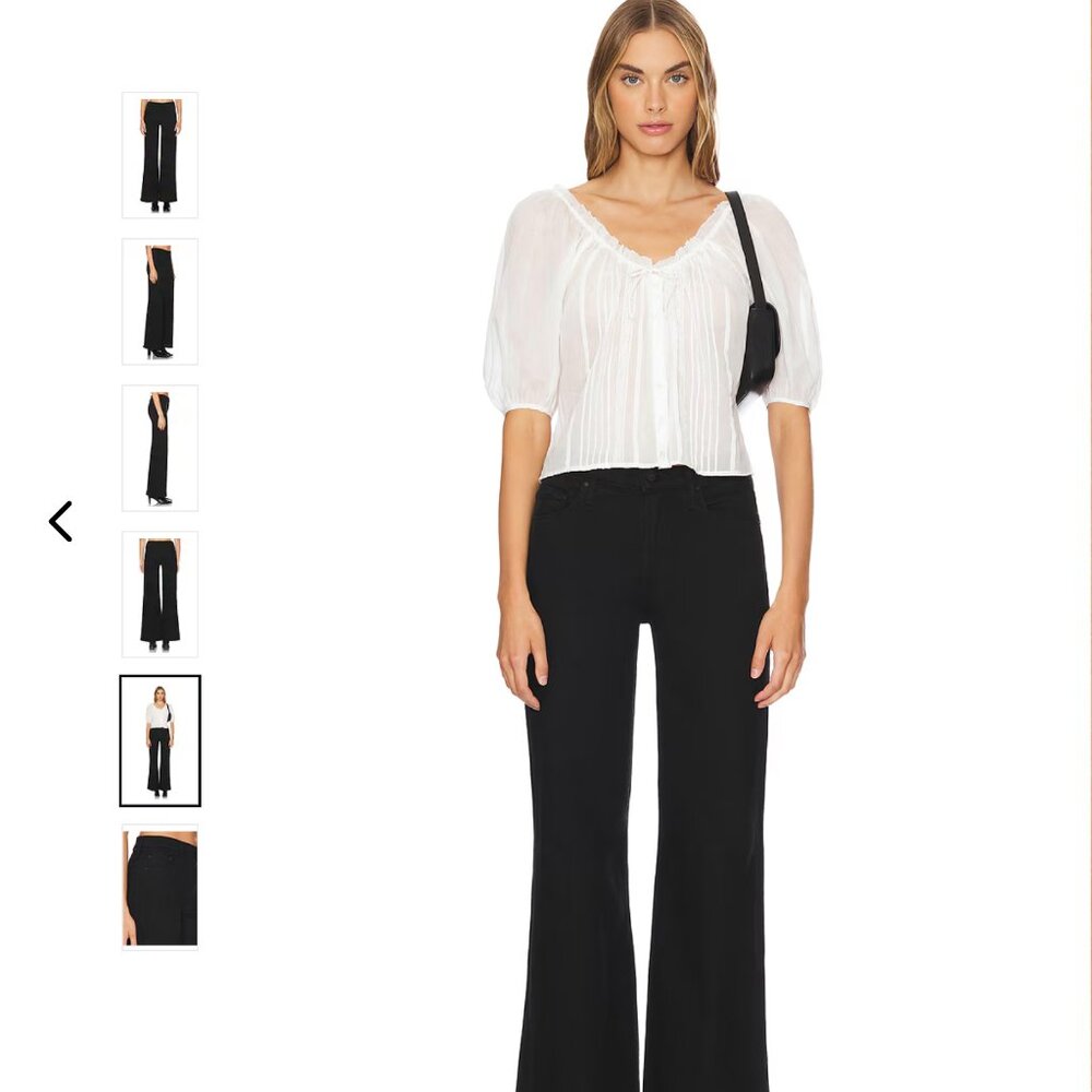 Mother - The Twister Sneak Black pants